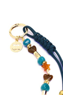 Kadın Mavi Boncuklu Metal Charm | Derimod Kadın Mavi Boncuklu Metal Charm | Derimod