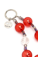 Kadın Kırmızı Boncuklu Metal Charm | Derimod Kadın Kırmızı Boncuklu Metal Charm | Derimod