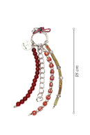 Kadın Bordo Boncuklu Metal Charm | Derimod Kadın Bordo Boncuklu Metal Charm | Derimod