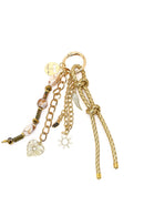 Kadın Altın Zincir Detaylı Boncuklu Metal Charm | Derimod Kadın Altın Zincir Detaylı Boncuklu Metal Charm | Derimod