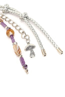 Women's Purple Chain Detailed Beaded Metal Charm | Derimod Women's Purple Chain Detailed Beaded Metal Charm | Derimod