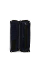 Women's Navy Blue Wallet | Derimod Women's Navy Blue Wallet | Derimod