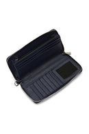 Women's Navy Blue Wallet | Derimod Women's Navy Blue Wallet | Derimod