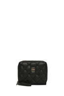 Women's Black Quilted Wallet | Derimod Women's Black Quilted Wallet | Derimod