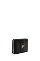 Women's Black Quilted Wallet | Derimod Women's Black Quilted Wallet | Derimod