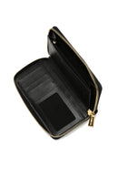 Women's Black Quilted Wallet | Derimod Women's Black Quilted Wallet | Derimod