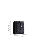 Women's Black Knit Wallet | Derimod Women's Black Knit Wallet | Derimod