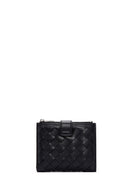 Women's Black Knit Wallet | Derimod Women's Black Knit Wallet | Derimod