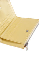 Women's Yellow Knit Wallet | Derimod Women's Yellow Knit Wallet | Derimod
