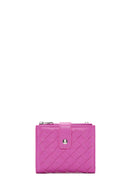 Women's Pink Knit Wallet | Derimod Women's Pink Knit Wallet | Derimod