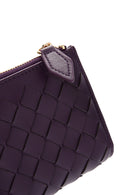 Kadın Mor Örgü Cüzdan | Derimod Kadın Mor Örgü Cüzdan | Derimod