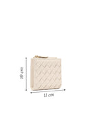 Women's Cream Knit Wallet | Derimod Women's Cream Knit Wallet | Derimod