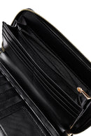 Kadın Siyah Leopar Cüzdan | Derimod Kadın Siyah Leopar Cüzdan | Derimod