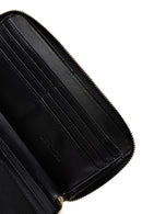 Kadın Siyah Leopar Cüzdan | Derimod Kadın Siyah Leopar Cüzdan | Derimod