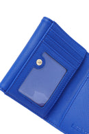 Women's Blue Printed Wallet | Derimod Women's Blue Printed Wallet | Derimod