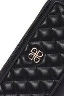 Kadın Siyah Kapitone Cüzdan | Derimod Kadın Siyah Kapitone Cüzdan | Derimod