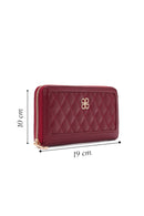 Women's Mink Quilted Wallet | Derimod Women's Mink Quilted Wallet | Derimod