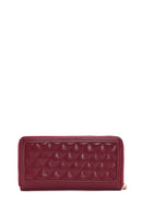 Women's Mink Quilted Wallet | Derimod Women's Mink Quilted Wallet | Derimod