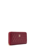 Women's Mink Quilted Wallet | Derimod Women's Mink Quilted Wallet | Derimod