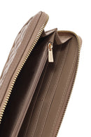 Women's Mink Quilted Wallet | Derimod Women's Mink Quilted Wallet | Derimod