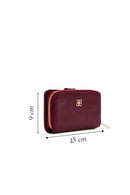 Women's Burgundy Patent Leather Wallet | Derimod Women's Burgundy Patent Leather Wallet | Derimod