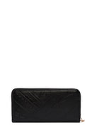 Kadın Siyah Baskılı Cüzdan | Derimod Kadın Siyah Baskılı Cüzdan | Derimod