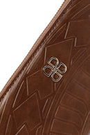 Kadın Kahverengi Baskılı Cüzdan | Derimod Kadın Kahverengi Baskılı Cüzdan | Derimod