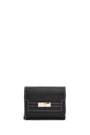 Kadın Siyah Baskılı Cüzdan | Derimod Kadın Siyah Baskılı Cüzdan | Derimod