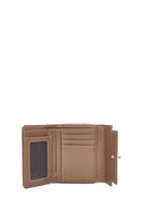 Women's Mink Printed Wallet | Derimod Women's Mink Printed Wallet | Derimod