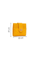 Woman Yellow Quilted Card Holder | Derimod Woman Yellow Quilted Card Holder | Derimod