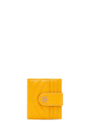 Woman Yellow Quilted Card Holder | Derimod Woman Yellow Quilted Card Holder | Derimod