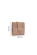 Woman Mink Quilted Card Holder | Derimod Woman Mink Quilted Card Holder | Derimod