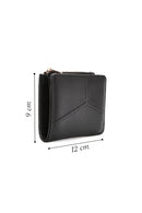 Women's Black Patterned Wallet | Derimod Women's Black Patterned Wallet | Derimod
