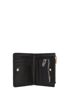 Women's Black Patterned Wallet | Derimod Women's Black Patterned Wallet | Derimod