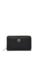 Kadın Siyah Baskılı Cüzdan | Derimod Kadın Siyah Baskılı Cüzdan | Derimod