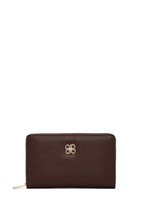 Kadın Kahverengi Baskılı Cüzdan | Derimod Kadın Kahverengi Baskılı Cüzdan | Derimod