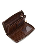 Kadın Kahverengi Baskılı Cüzdan | Derimod Kadın Kahverengi Baskılı Cüzdan | Derimod