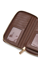 Kadın Kahverengi Baskılı Cüzdan | Derimod Kadın Kahverengi Baskılı Cüzdan | Derimod