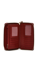 Kadın Bordo Baskılı Cüzdan | Derimod Kadın Bordo Baskılı Cüzdan | Derimod