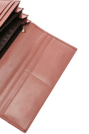 Kadın Pudra Kroko Desenli Cüzdan | Derimod Kadın Pudra Kroko Desenli Cüzdan | Derimod