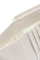 Kadın Krem Baskılı Cüzdan | Derimod Kadın Krem Baskılı Cüzdan | Derimod