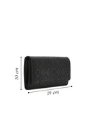 Kadın Siyah Baskılı Cüzdan | Derimod Kadın Siyah Baskılı Cüzdan | Derimod