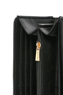 Kadın Siyah Baskılı Cüzdan | Derimod Kadın Siyah Baskılı Cüzdan | Derimod