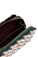 Woman Green Printed Wallet | Derimod Woman Green Printed Wallet | Derimod