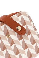 Woman Beige Printed Wallet | Derimod Woman Beige Printed Wallet | Derimod