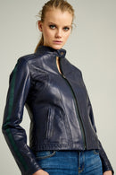 Victoria Kadın Deri Ceket | Derimod Victoria Kadın Deri Ceket | Derimod