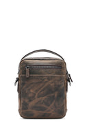 Men's Mink Leather Messenger Bag | Derimod Men's Mink Leather Messenger Bag | Derimod