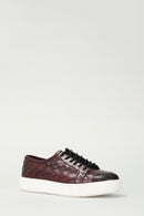 Braided Men's Leather Sneaker | Derimod Braided Men's Leather Sneaker | Derimod