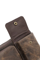 Men's Mink Leather Waist Bag | Derimod Men's Mink Leather Waist Bag | Derimod