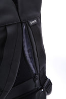 D-Pack Unisex Black Technological Fabric Hardcase Backpack | Derimod D-Pack Unisex Black Technological Fabric Hardcase Backpack | Derimod